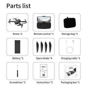 E88 gấp nhỏ <span class=keywords><strong>quadcopter</strong></span> điều khiển từ xa máy bay đồ chơi truyền thời gian thực hình ảnh HD 4K chụp ảnh trên không UAV mini 3 - Product Image 4