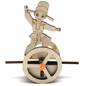 Juguete de equilibrio de madera, modelo de bailarina acrobática, kit de ciencia educativa DIY para niños de 4 a 6 años - Product Image 4