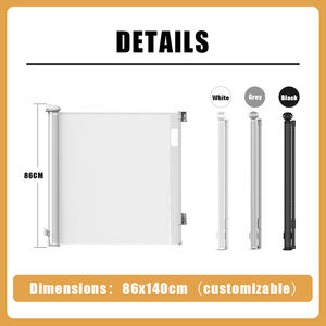 PRODIGY SG0021A Extensible a 3 metros Puerta portátil para bebés Puerta retráctil de seguridad para bebés y Mascotas - Product Image 6