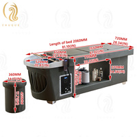 Table de massage thaïlandaise électrique Chuque et lit de shampoing spa avec hauteur/dossier/pieds réglables – Mobilier de salon professionnel moderne