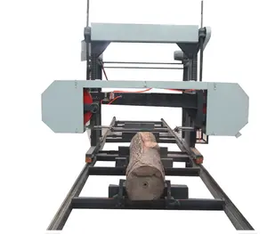 Wood Cutting Band Saw Mill Machines Wood Cutter Saw Machine Portable Sawmill With Trailer