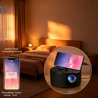 Mini projecteur LED YT200, alimenté par USB, prend en charge la connexion filaire, écran de téléphone, home cinéma intelligent, projecteur portable