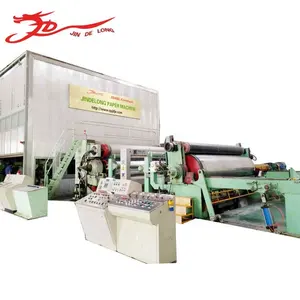 Papier maschine zur Herstellung von Kraft Test liner Karton Jumbo Roll Papier voller Produktions linie Preis