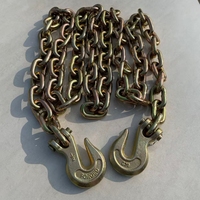 Cadenas de Carga Negras de Grado 80 y Grado 100, Cadena de Elevación de Acero Aleado de Alta Resistencia G80 G100
