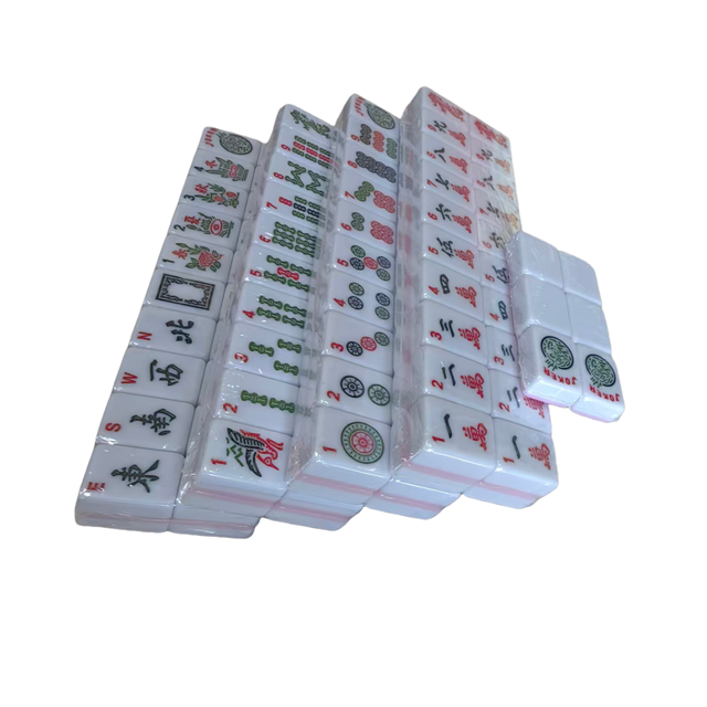 Custom Logo Available Entertainment Fun Family Board Games Gifts Top 166 Tiles Portable American Mahjong Set