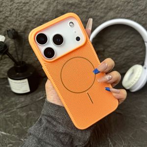 เคสโทรศัพท์แม่เหล็กแบบ<span class=keywords><strong>ระบาย</strong></span><span class=keywords><strong>ความ</strong></span><span class=keywords><strong>ร้อน</strong></span>รุ่นใหม่สำหรับ <span class=keywords><strong>iPhone</strong></span> 17 17 Pro 17 Pro Max 17 Air 16 15 14 13 12 11 เคสโทรศัพท์แบบตาข่ายบางเฉียบ - Product Image 1