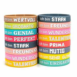 Pulseras de Silicona Inspiradoras - Brazaletes Elásticos de Goma Unisex para Estudiantes, Regalos de Regreso a Clases de Parte de los Maestros - Product Image 1