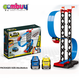 Ensemble de jeu de piste, ensemble de jouets de course pour enfants, voiture à inertie sur rail - Product Image 6
