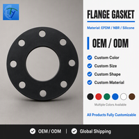 Joint de bague d'étanchéité industriel TY personnalisé à 8 trous en NBR, PTFE, EPDM, résistant aux hautes températures, étanche, pour tuyaux, noir, blanc, transparent