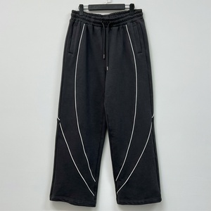 Premium Cotton Straight Leg Sports Pants Oversized <b>Jogger</b> <b>Stack</b> Sweatpants Heavyweight French Terry Flared Baggy Sweatpants Men - Product Image 3
