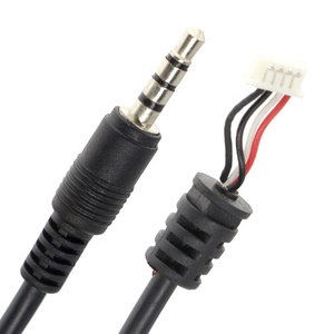 Kabel Rakitan Elektronik Pabrik Kustom 1M 2M 3M 3.5mm TRRS Audio DC Jack ke JST 2.0mm 2.54mm Pitch 4 Core - Product Image 1