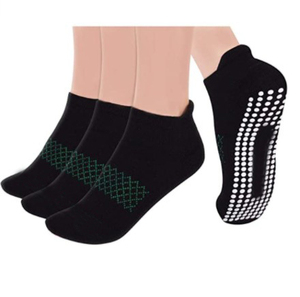Cotone personalizzato carino <span class=keywords><strong>donna</strong></span> grigio cuscino alla caviglia essenziale No Show Sneaker calzini - Product Image 4