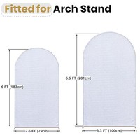 Paravent d'arche en polyester tissé doré 6ft 80x180cm, couleur unie, pour décoration d'entrée de mariage en extérieur