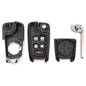 Topbest 2/3/4 botones funda Para llave de coche plegable con tapa remota Para Chevrolet Camaro/Cruze/Equinox/Impala/Malibu/Sonic - Product Image 3