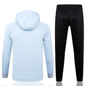 Jersey de entrenamiento para jóvenes, chándal de fútbol con capucha y cremallera, conjuntos de chándal de ropa de fútbol al por mayor personalizados - Product Image 2