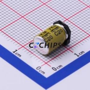 Condensador Electrolítico de Aluminio SMD VKMC1001H470MV, D6.3xL10mm 47uF 20% 50V 385mA-100kHz - Product Image 2