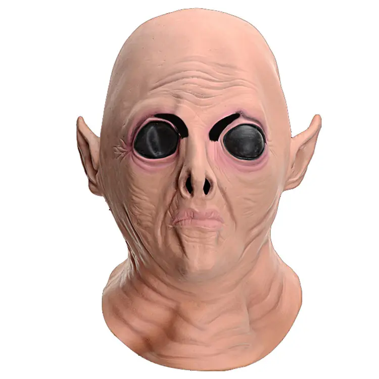 Halloween mask big eye alien mask simulation makeup latex headgear