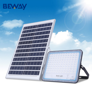 Lámpara Solar LED de Exterior con Carcasa de Aluminio ABS de Bajo Precio, Reflector LED de 60, 100, 150, 200 Vatios con Control Remoto y Temporizador - Product Image 1