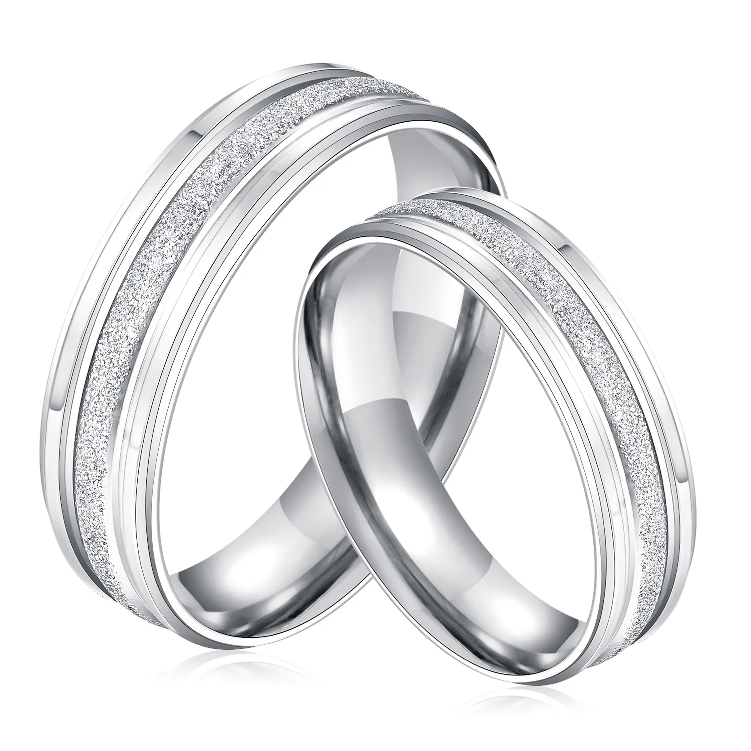 โรแมนติกประณีตเสน่ห์สวยนิ้วแหวนแต่งงานที่กำหนดเองแหวนแฟชั่นเงิน