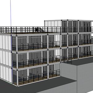 Nhà prefab mô-đun cho các dự án nhà ở giá cả phải chăng - Product Image 1