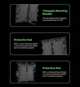 Pantalla LED para Publicidad Perimetral <span class=keywords><strong>en</strong></span> Estadios de <span class=keywords><strong>Fútbol</strong></span>, 960*960mm P6.67, Panel de Señalización Exterior - Product Image 6