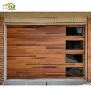 CHI fiable isolé en acier taille personnalisée noir haute valeur <span class=keywords><strong>R</strong></span> porte de Garage à rupture thermique livraison rapide pour porte de Garage Villa - Product Image 4