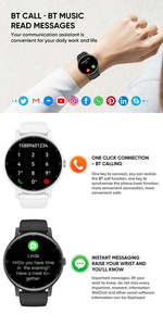 Reloj Inteligente S88 con Chip de Bajo Consumo, Redondo, Nuevo, Multifuncional, con Llamadas Bluetooth, Deportivo, para Android - Product Image 4