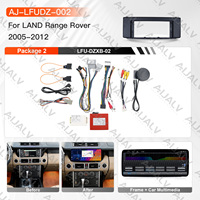 Radio Multimedia para Auto con DVD, Marco de Panel de 12.3 Pulgadas para LAND Range Rover 2005-2012, Reproductor de Audio para Vehículo con Cable