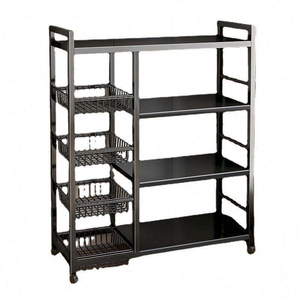Estante <span class=keywords><strong>de</strong></span> Almacenamiento Multifuncional para Cocina, Organizador Reforzado con <span class=keywords><strong>Cestas</strong></span> <span class=keywords><strong>de</strong></span> Malla para Frutas y <span class=keywords><strong>Verduras</strong></span>, Uso en el Hogar y Dormitorios - Product Image 1