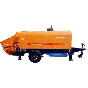 China Manufacturer JIUHE brand Diesel DHBT50 60 80 100 trailer concrete pump for sale