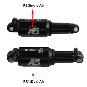 KS A5 RR1双独奏空气后减震器，适用于BMX和自行车125 150 165 190毫米山地后减震器，室压力可调 - Product Image 3