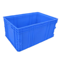 Caisses en plastique PP empilables écologiques en gros pour le stockage logistique et l'emballage en vrac, avec couvercle en plastique en option