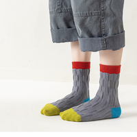 Logo personnalisé, pas de commande minimum, conception de broderie jacquard, chaussettes de sport en coton écologiques pour hommes, jeunes et enfants.