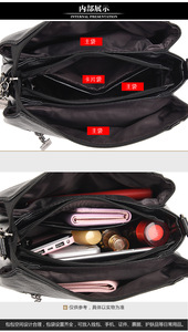 Women's Branded Trending Hand Bags Female Causal Shoulder <b>Handbags</b> Embroidery Thread <b>Small</b> PU Leather Crossbody Bags - Product Image 4