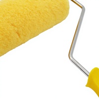 Rouleau à peinture de qualité supérieure, personnalisé, de 9 pouces, en résine Duracon jaune vif de Dubaï, pour usage industriel, qualité DIY