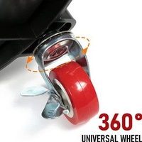 Ember Cuci Mobil Profesional dengan Roda Putar 360 Derajat, Wadah Detailing Anti-Selip yang Tahan Lama