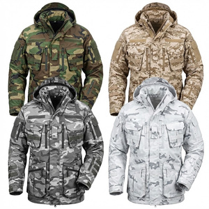 Giacca Antipioggia Tattica alla Moda, Comoda e Versatile, Impermeabile Mimetico per Caccia e Pioggia Intensa - Product Image 1