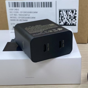 Chargeur mural USB <span class=keywords><strong>C</strong></span> double port PD 50W+25W T5020 d'origine, super rapide, pour <span class=keywords><strong>Samsung</strong></span> Galaxy S25 S24 S23, adaptateur secteur <span class=keywords><strong>Type</strong></span> <span class=keywords><strong>C</strong></span> - Product Image 5