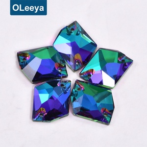 Piedras de Cristal Brillante K9 de la Mejor Calidad, 001VO Volcano Cosmic Glass, para Coser en Vestidos de Gimnasia - Product Image 3