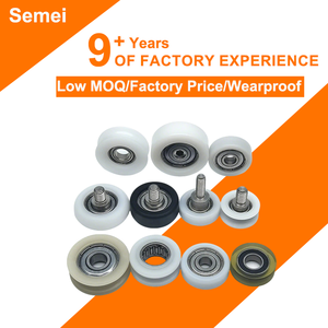 Rouleau en plastique silencieux, poulie plate en nylon avec roulement, diamètre extérieur 28-56 mm, adapté aux chariots de stockage et aux convoyeurs - Product Image 2