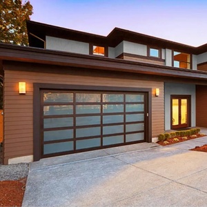 Tùy chỉnh rõ ràng kính đen cắt điều khiển từ xa cửa nhà để xe cuộn lên hoặc các dịch vụ cửa khác cho nhà - Product Image 4