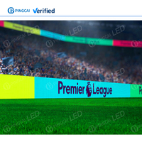 Écran LED publicitaire pour stade, panneau d'affichage périmétrique extérieur pour le football, 960*960 mm, P6