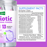 OEM ODM poudre super nutritionnelle probiotique de haute qualité favorise l'équilibre digestif sain et aide à reconstituer les bactéries saines