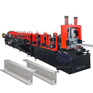 Industrial factory heavy-duty <b>purlin</b> fully automatic processing <b>machine</b>, CZ interchangeable, hydraulic cutting. - Product Image 1