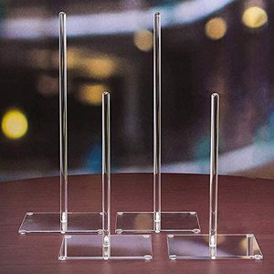 Torre de exhibición de acrílico transparente <span class=keywords><strong>para</strong></span> Donuts, soporte de <span class=keywords><strong>10</strong></span> pulgadas, fondo cuadrado - Product Image 6