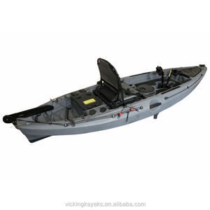 Kayak de pesca sentado en la parte superior para una persona de un solo asiento, bote de Kayak de pesca a la venta con pedal de 10,5 pies PE certificado CE Canoa VK - Product Image 6