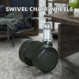 Rodízios de Plástico Universais para Cadeiras de Escritório com Design Moderno, Rodas de Rolamento em PP com Diâmetro de <span class=keywords><strong>60mm</strong></span> - Product Image 2