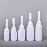 Flacon de sérum blanc de 3 ml, 5 ml, 10 ml, 15 ml, flacon souple pour échantillons, flacon compte-gouttes en plastique, ampoule, petite taille mini pour trousses de voyage