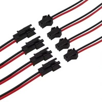 Faisceau de câblage électrique 2Pin 3Pin 4Pin SM Plug JST Terminal Cables avec connecteurs mâles et femelles pour les entraînements de moteur de batterie