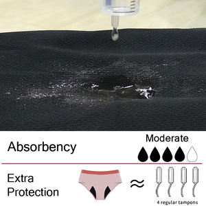 Culottes menstruelles <span class=keywords><strong>pour</strong></span> adolescentes en coton sans PFAS, 4 couches, absorbantes et anti-fuites, culottes menstruelles <span class=keywords><strong>pour</strong></span> adolescentes - Product Image 3